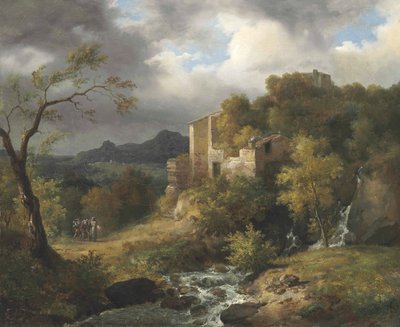 Landschaft mit Ruinen von Jean Charles Joseph Rémond
